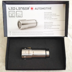 TORCIA DA AUTO RICARICABILE  CON PRESA ACCENDISIGARI - LEDLENSER AUTOMOTIVE 80 lumen