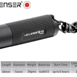 MINI TORCIA PORTACHIAVI 20 lm - LEDLENSER K2