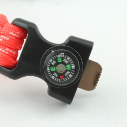 BRACCIALE PARACORD 550 Type III 5 in 1 - con Manuale - DESERT CAMOUFFAGE