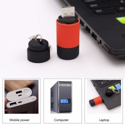 TORCIA MINI RICARICABILE USB - 25 LUMEN