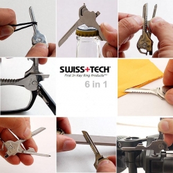 SWISS KEY - PORTACHIAVI MULTIUTENSILE - 6 IN 1