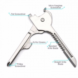 SWISS KEY - PORTACHIAVI MULTIUTENSILE - 6 IN 1