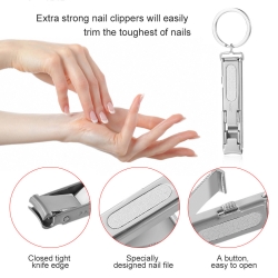 TAGLIAUNGHIE PORTACHIAVI SUPER RESISTENTE IN ACCIAIO INOX 