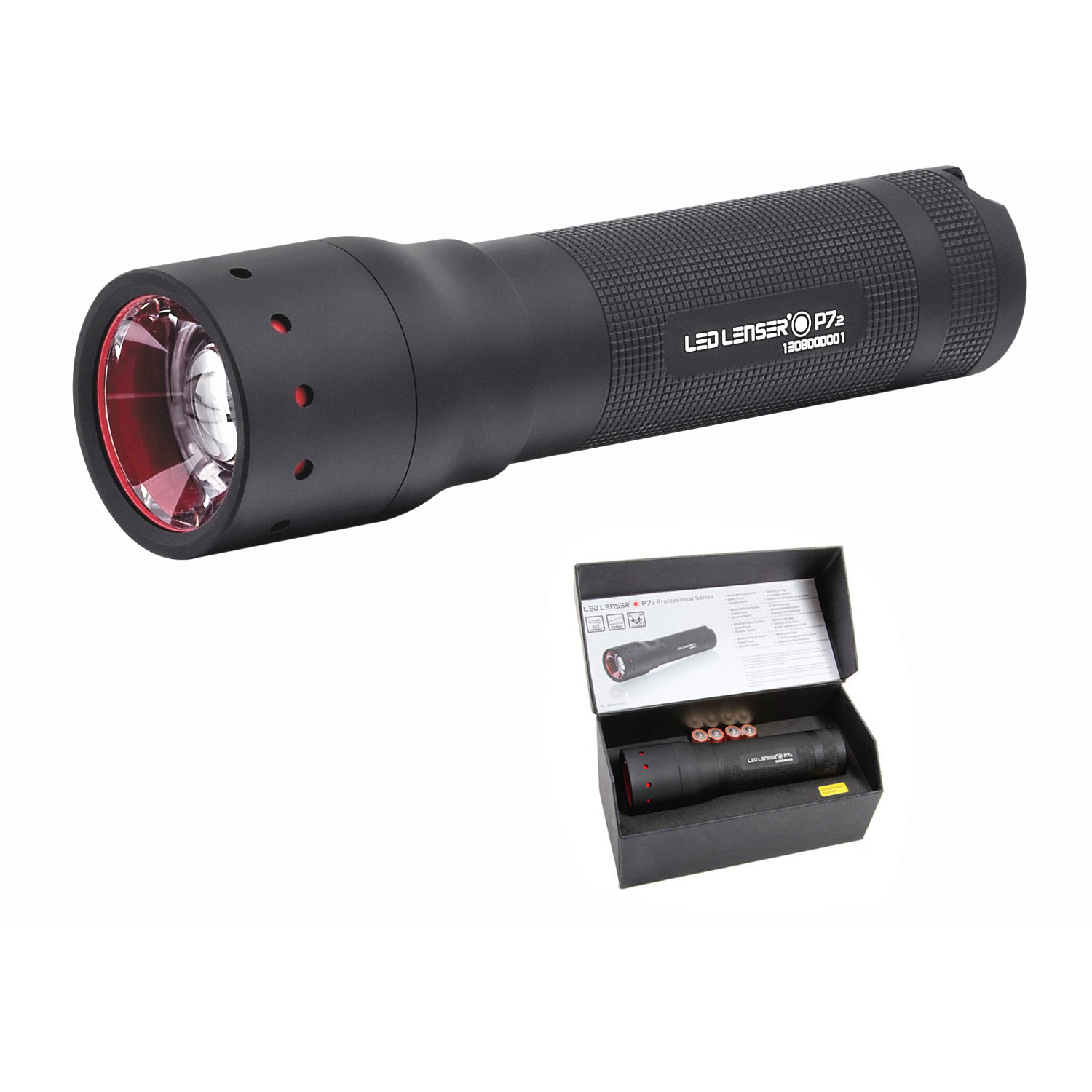 TORCIA LEDLENSER P7 450 lumen batteria AAA - La Bottega di MacGyver